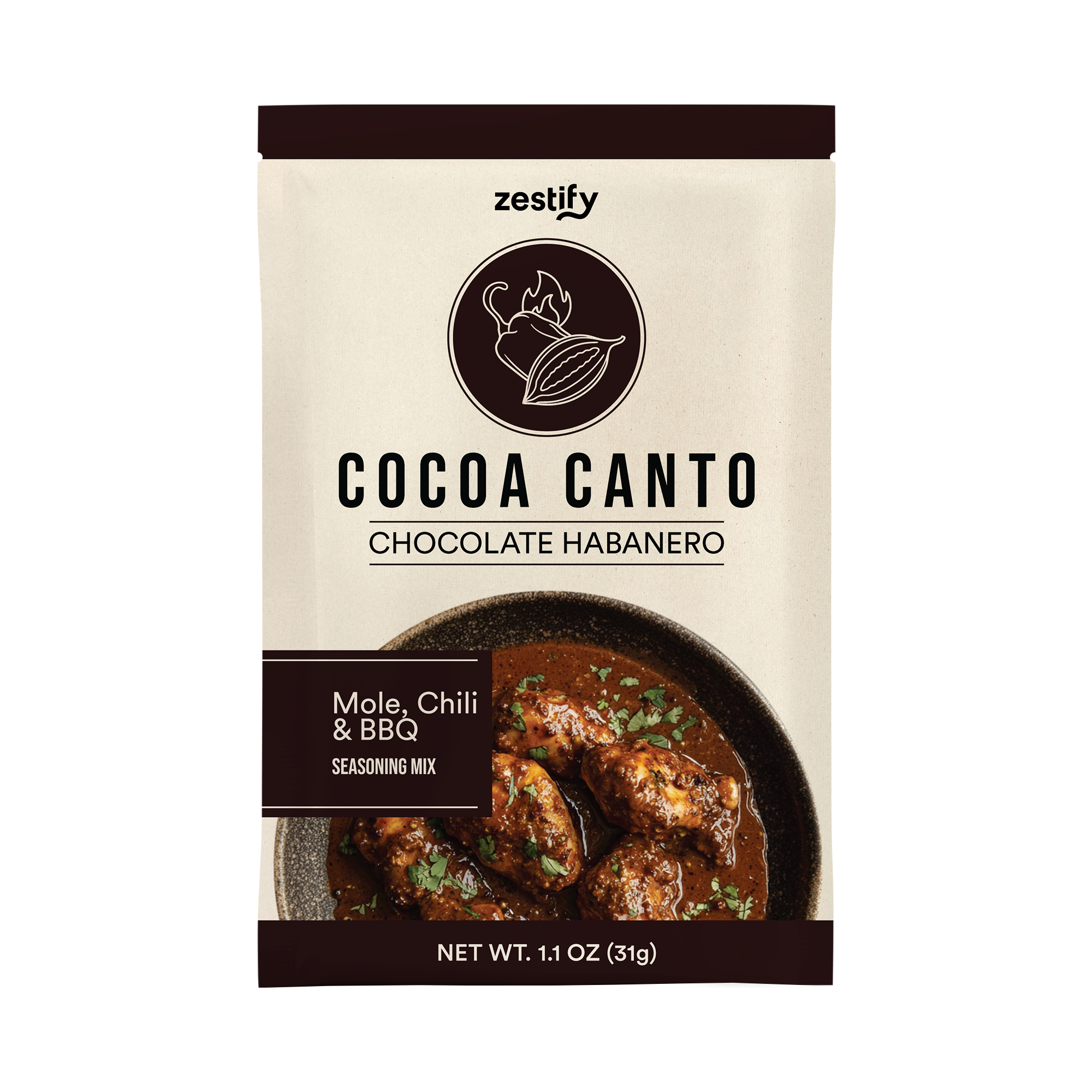 Cocoa Canto Chocolate Habanero Seasoning Mix