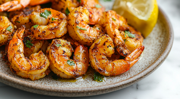 Easy Broiled Moroccan Shrimp