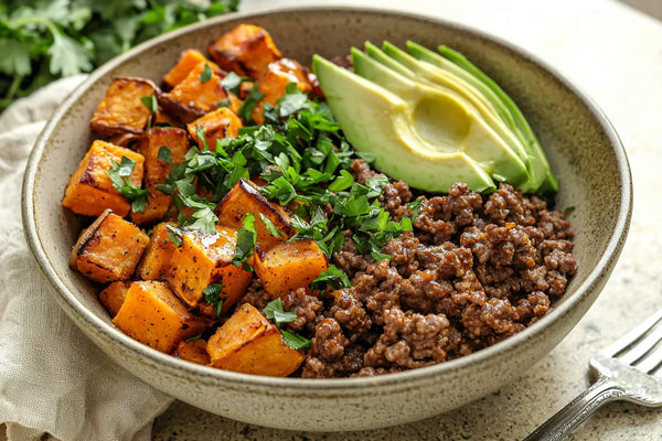 Hot Honey Beef Protein Bowl
