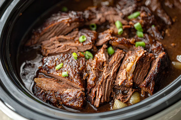 Slow Cooker Jamaican Jerk Brisket