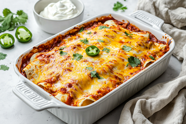 Spicy Beef Enchiladas