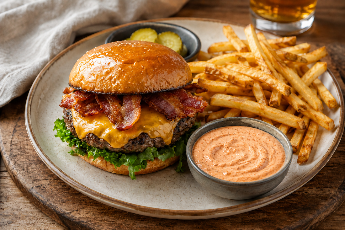 Bourbon Smoked Ranch Burger