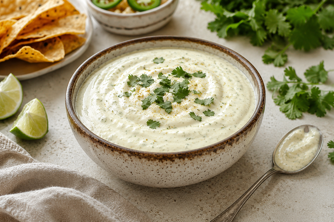 Cilantro Jalapeño Lime Crema