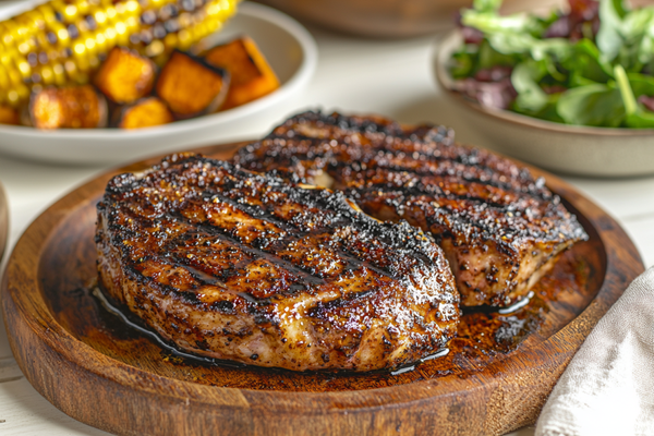 Cocoa Spiced Pork Chops