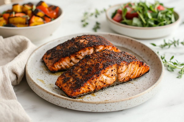 Espresso Blackened Salmon