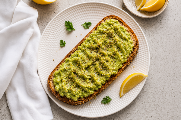 Lemon Pepper Truffle Avocado Toast