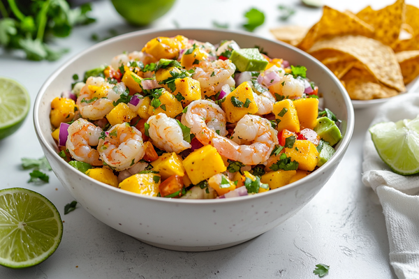 Mango Habanero Shrimp Ceviche