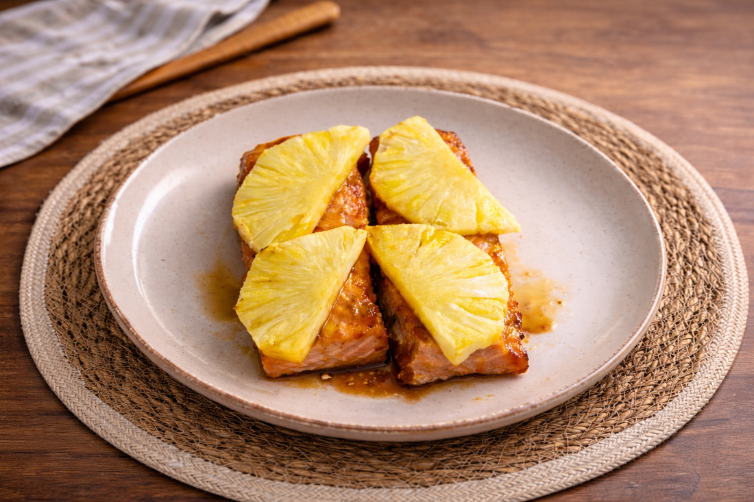 Miso Pineapple Butter Salmon