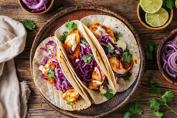 Moroccan Fish Tacos