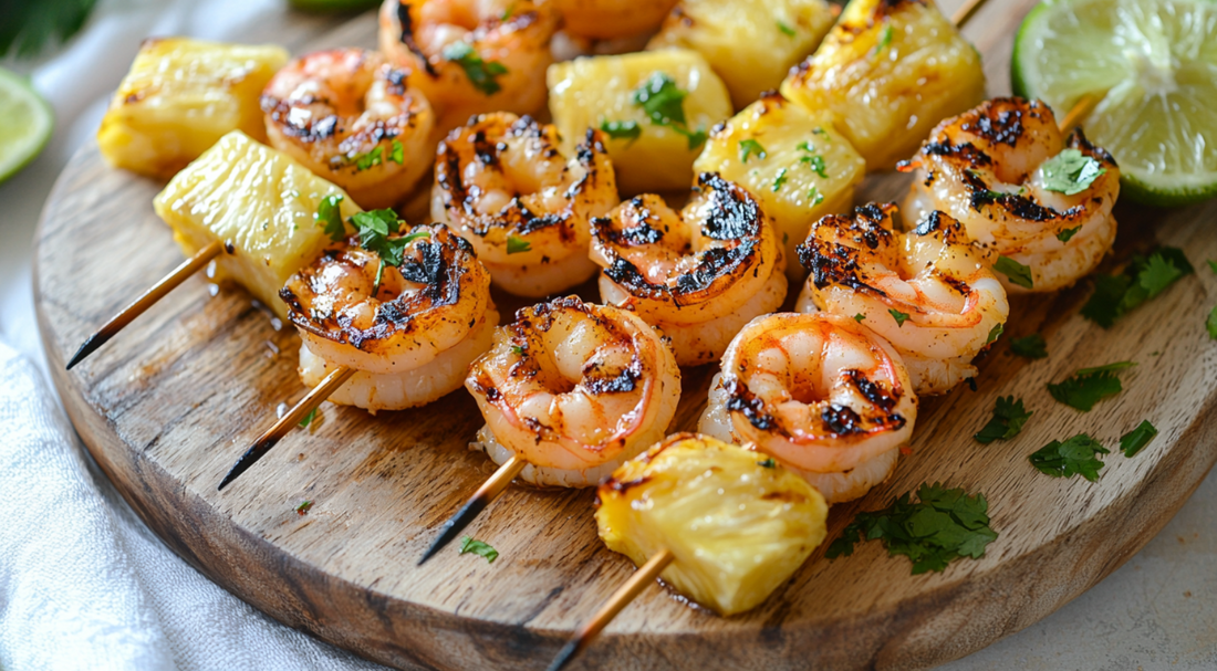 Pineapple Shrimp Skewers