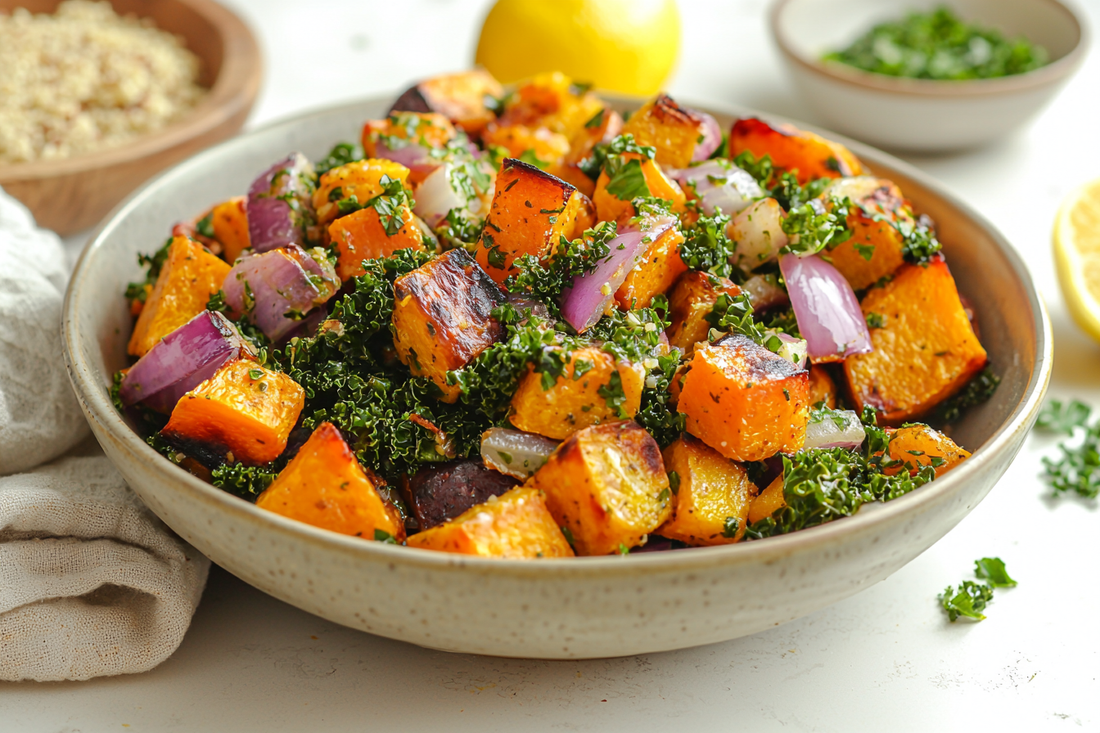 Root Vegetable Chimichurri Salad