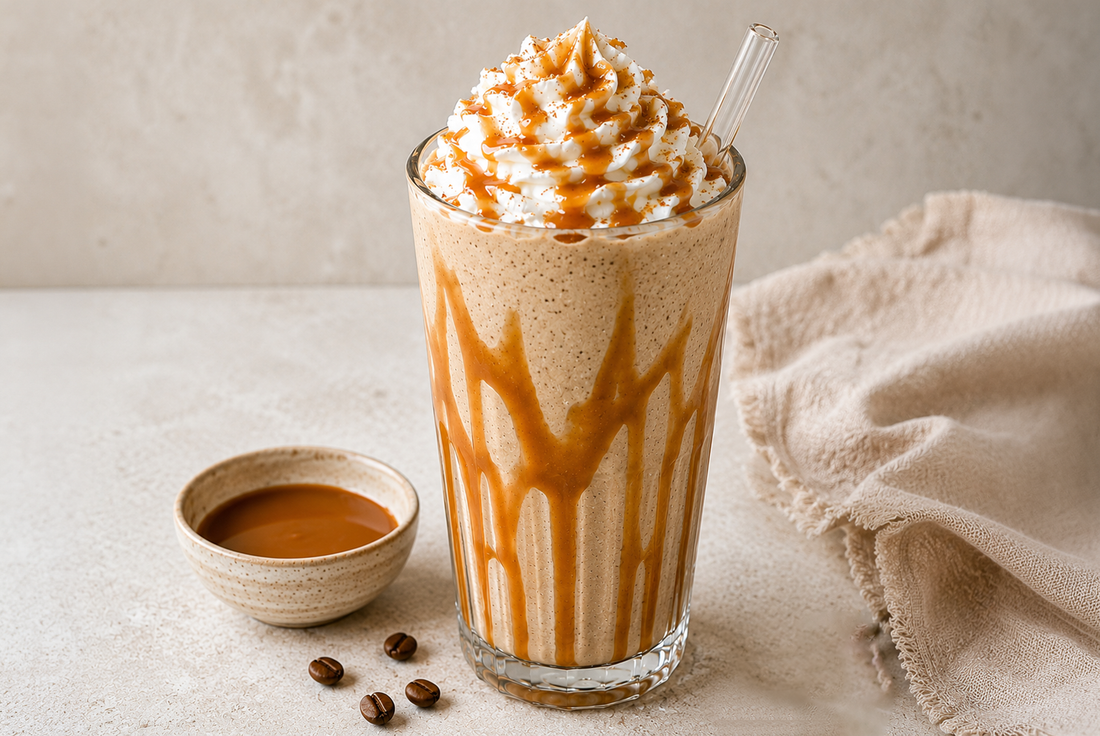 Salted Caramel Espresso Milkshake