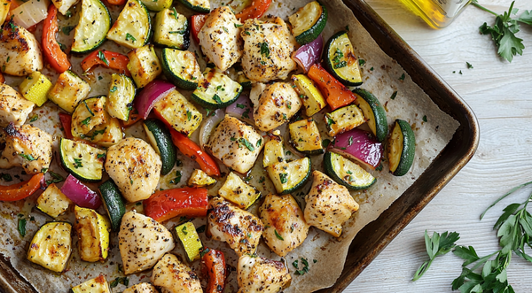 Sheet Pan Italian Chicken and Veggies