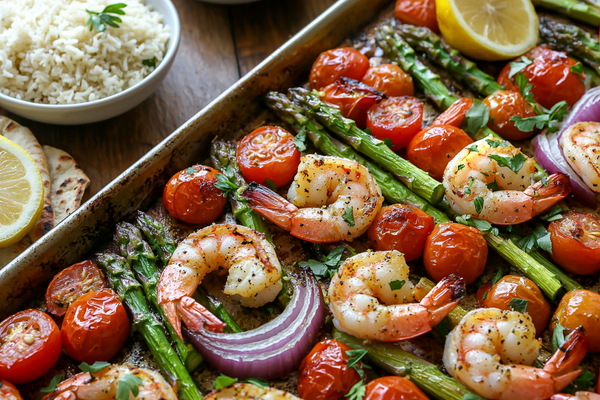 Sheet Pan Shrimp And Veggies
