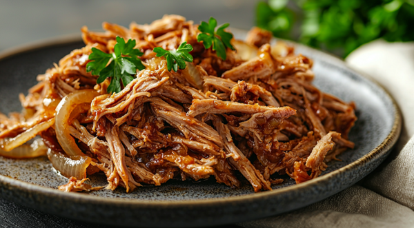 Slow Cooker Sweet Bourbon Pulled Pork