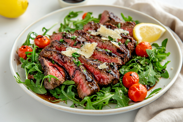 Smoky Balsamic Steak And Arugula Salad