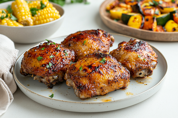 Sweet Bourbon Grilled Chicken