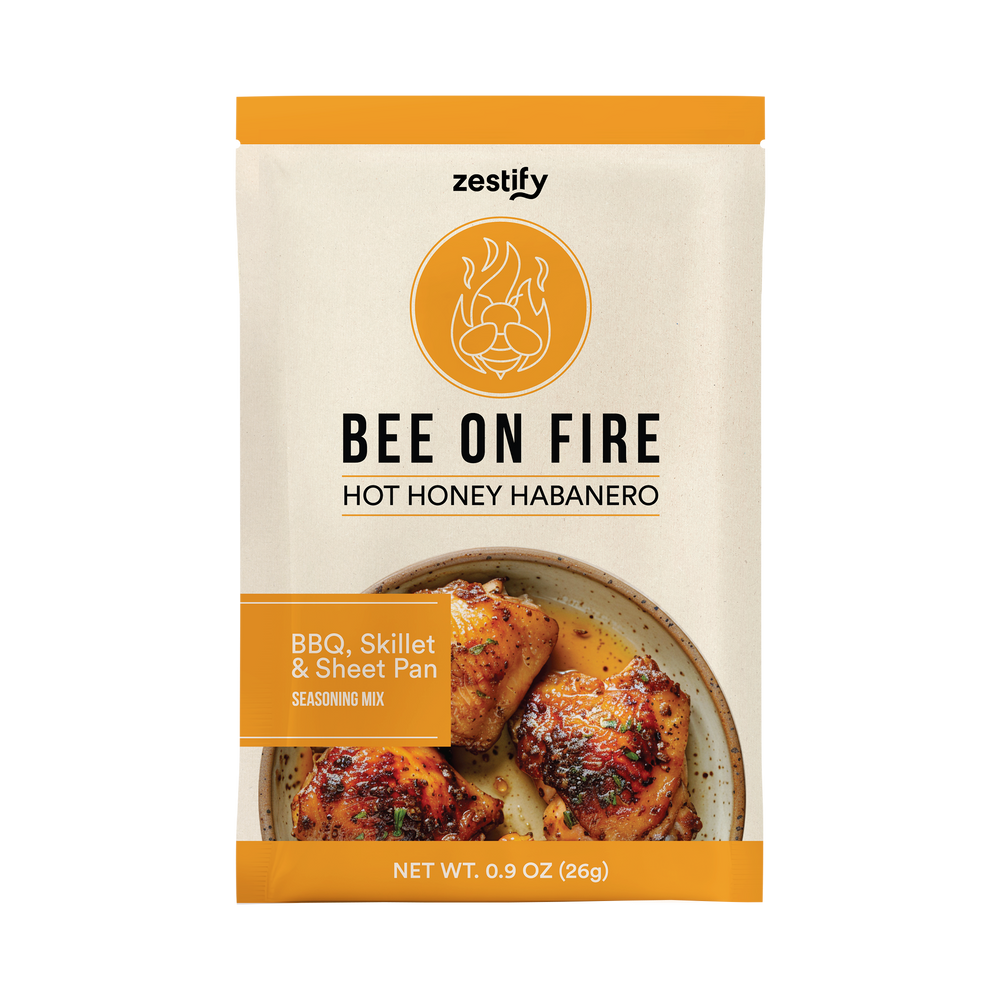 Bee on Fire Hot Honey Habanero Seasoning Mix - NEW