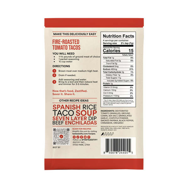 Brasa Roja Fire-Roasted Tomato Seasoning Mix