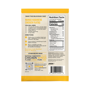 Fiery Gold Mango Habanero Seasoning Mix